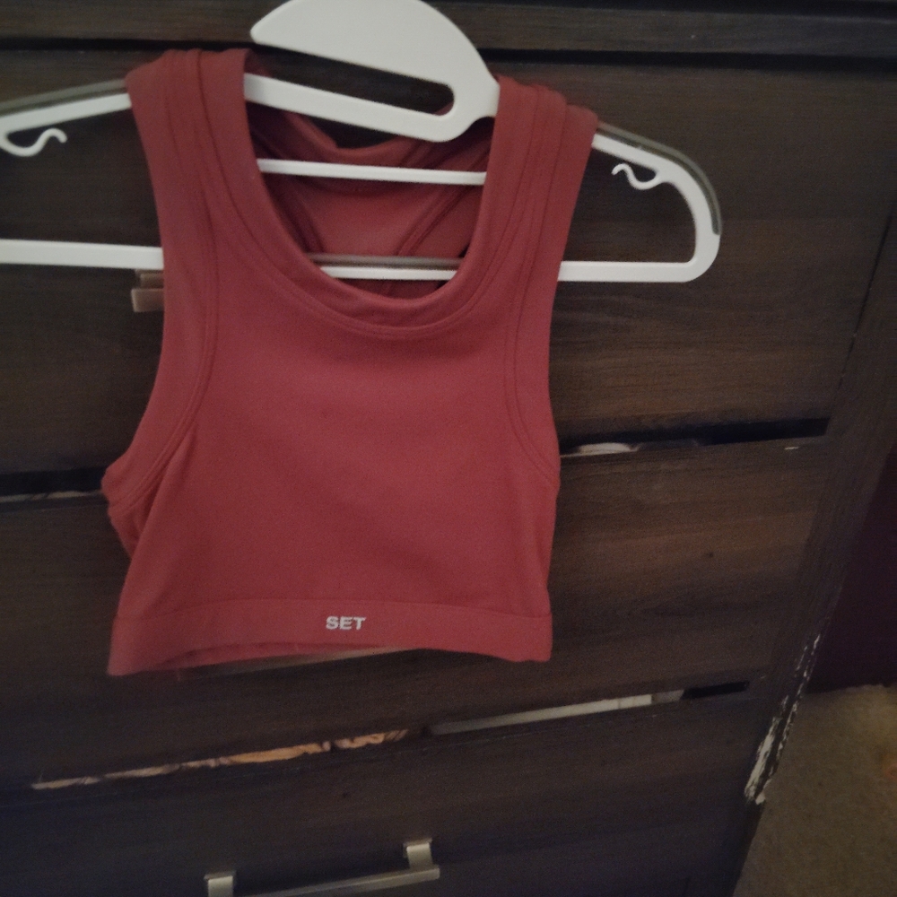 SET ACTIVE Maeve Cropped Athletic Tank XS - Picture 4 of 7